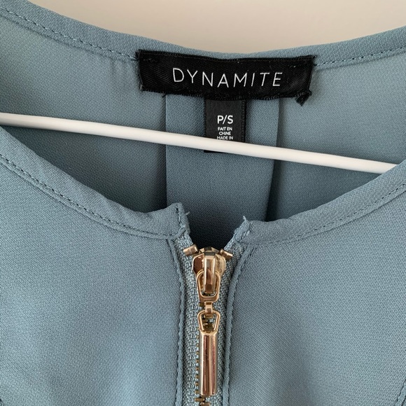 Turquoise Blouse - Dynamite - Picture 3 of 4